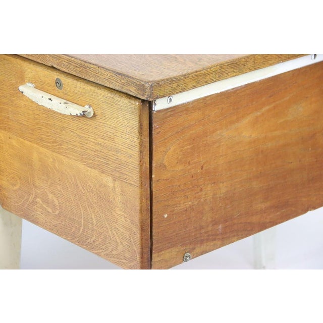 Jean Prouvé BS Standard Desk by Jean Prouvé, 1940s For Sale - Image 4 of 14