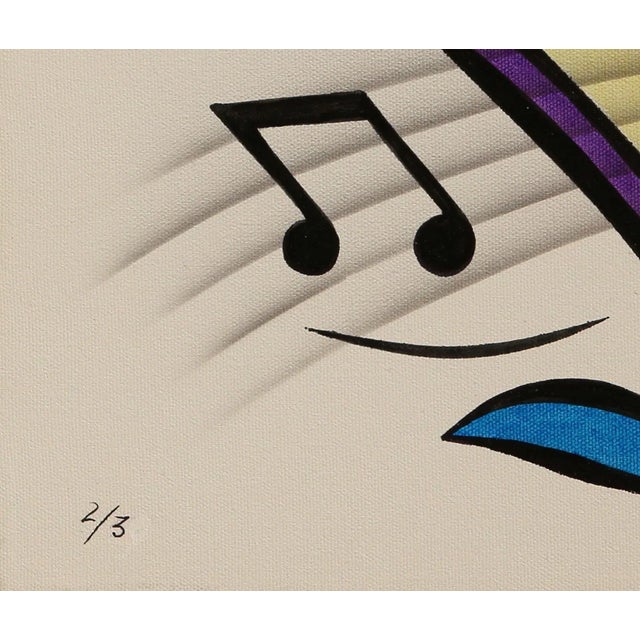 Melody II Erik Freyman Year: circa 2000 Size: 30 in. x 24 in. Acrylic and airbrush on canvas, signed and titled An art...