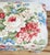 Ivory Vintage Floral Pattern Upholstered Parsons Style Bench For Sale - Image 8 of 11