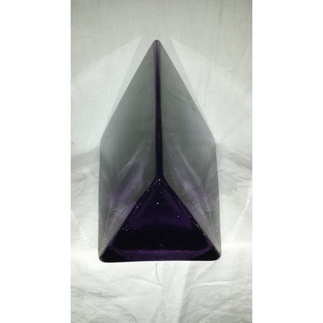 LSA Poland Art Glass Amethyst Purple Vase Chairish