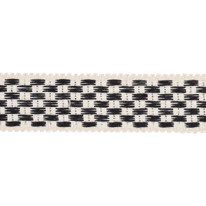 Schumacher Crawford Check Tape Medium in Basalt