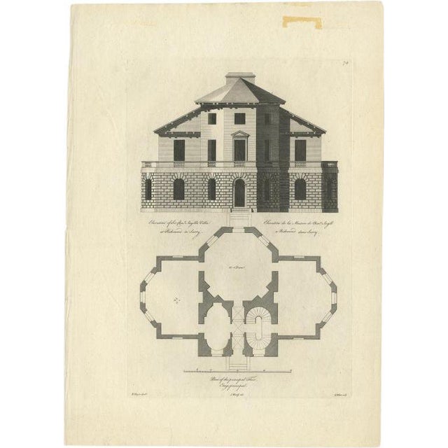Woolfe, Illustration of Richmond Place, 1770, Print For Sale