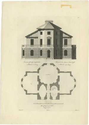 Woolfe, Illustration of Richmond Place, 1770, Print