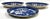 Ceramic Collection of Early 1900's Chinoiserie Decorated Willow Transferware Small Plates- Set of 3 For Sale - Image 7 of 12