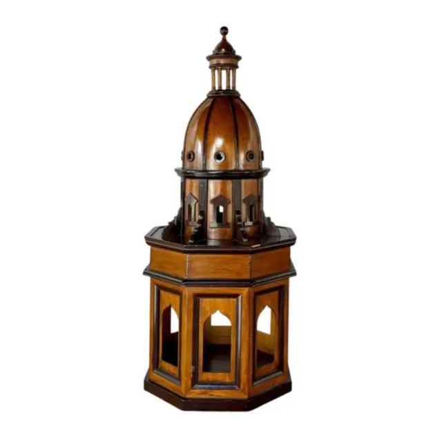 Italian Renaissance Style Wooden Architectural Model of Domed Church For Sale - Image 4 of 15