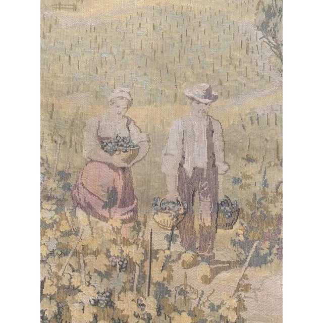 Textile Vintage French Jacquard Tapestry For Sale - Image 7 of 18