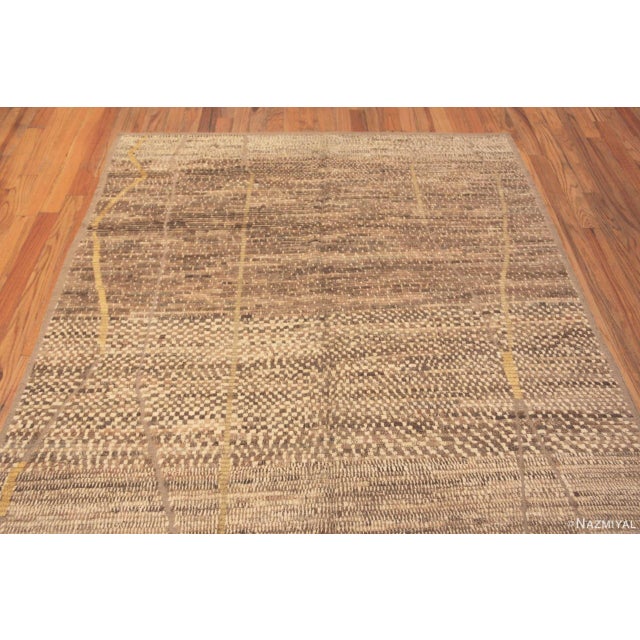 Mesmerizing Eclectic Tribal Design Modern Contemporary Rug, Country of Origin: Central Asia, Circa date: Modern Rugs -...