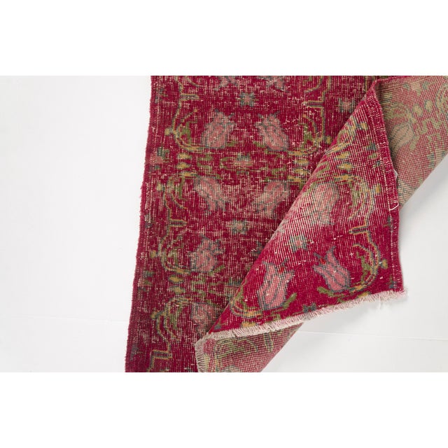 Textile Colorful Antique Handknotted Carpet For Sale - Image 7 of 10