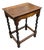 Late 17th Century English Oak Side Table With Spiral-Turned Legs and Scalloped Frieze, Circa 1680–1700 For Sale