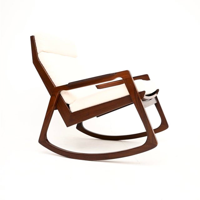 Mid-Century Modern Danish Rocking Chair, 1960s For Sale - Image 3 of 13