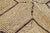 1950s 1950s Beige Cream Vintage Geometric Reed American Knotted Mid Century Modern Rug For Sale - Image 5 of 7