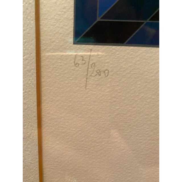 1980s Signed and Numbered ‘Faces of Dali 5’ by Vasareli For Sale - Image 5 of 7