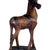 Vintage Hand-Carved Wood Gazelle Antelope Sculpture, 25” For Sale - Image 9 of 11