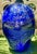Rare Large Kent F. Ipsen Cobalt Blue Studio Glass Vase, Signed & Dated 1977 – Richmond VA • 15¼" Exceptional large hand-...
