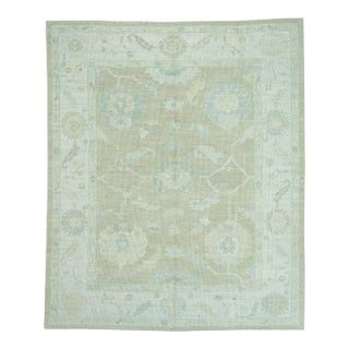 Turkish Oushak Rug 8'7" x 10'3" #19393 For Sale