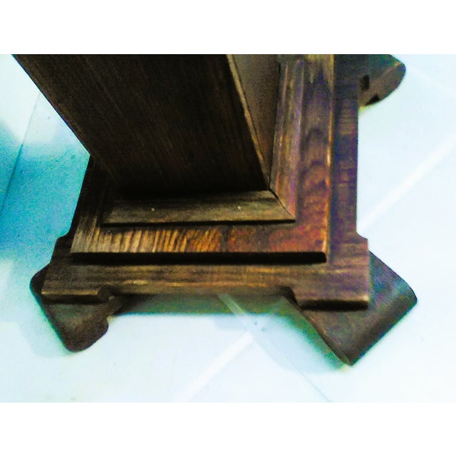 Wood Vintage Wood Pedestal/Plant Stand For Sale - Image 7 of 10