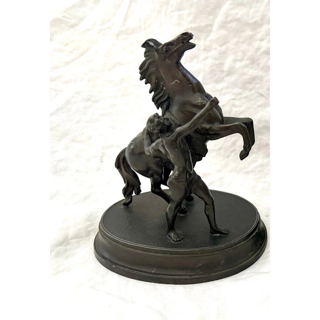 Vintage Spelter Horse Sculpture For Sale - Image 10 of 10