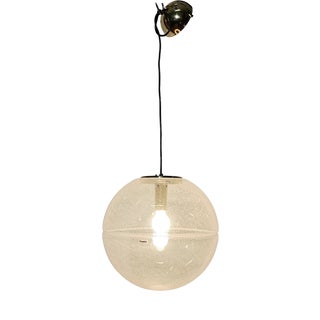 Vintage Globe Pendant Light from Guzzini, 1970s For Sale