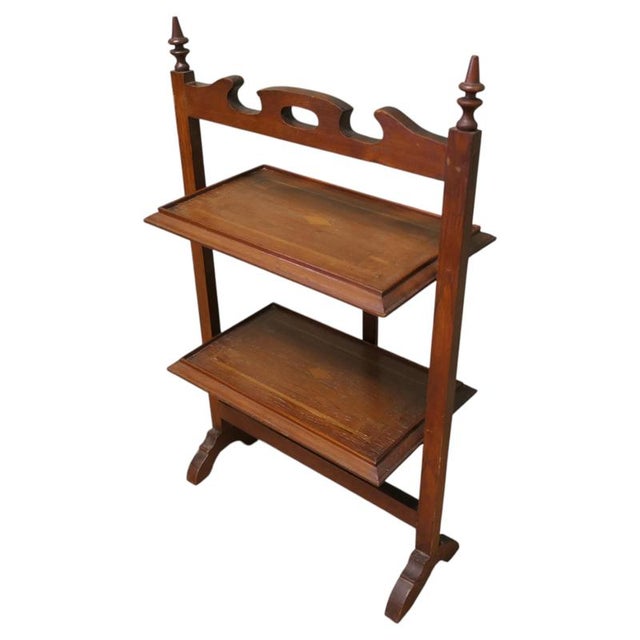 Brown Metamorphic Occasional Butler's Table, 1900 For Sale - Image 8 of 8