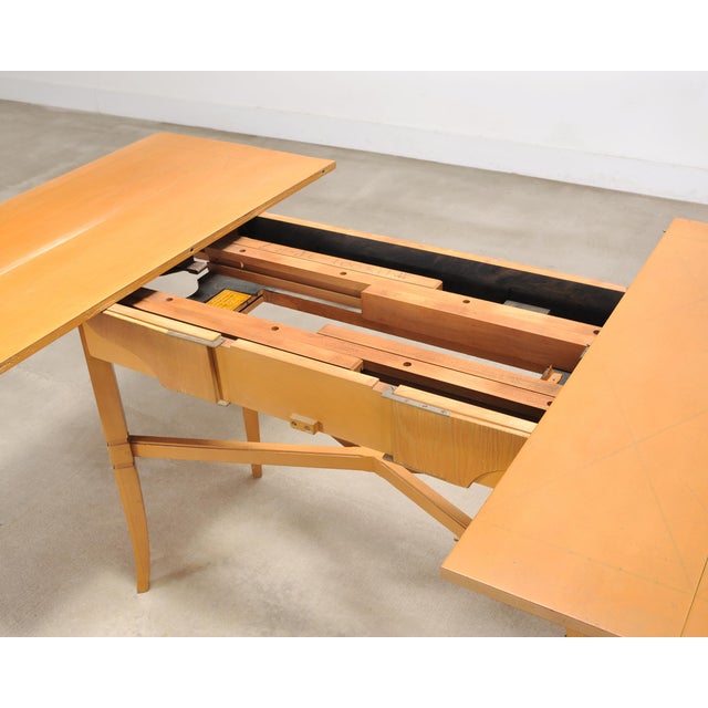 Tommi Parzinger for Charak Mahogany Danbury Extend Dining Table For Sale - Image 13 of 18