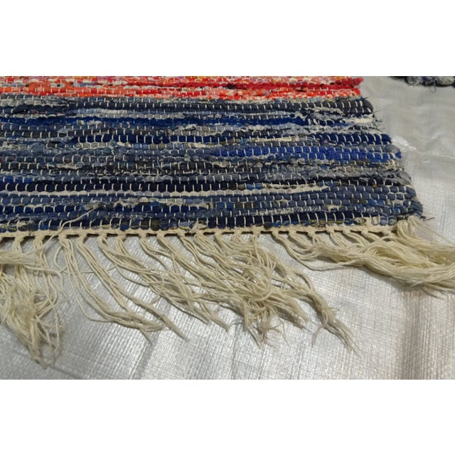 1950s Rag Rug Swedish Mid Century For Sale - Image 5 of 7
