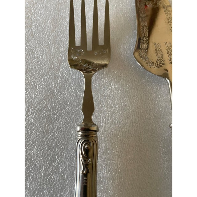 800 Silver Cake Set, 1890s, Set of 3 For Sale - Image 4 of 9