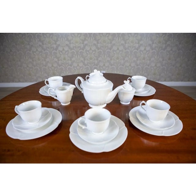 Teapot – 1.3 l – 1 pc. sugar bowl – 0.2 l – 1 pc creamer – 0.2 l– 1 pc. teacup with saucer – 0.2 l / 15 cm – 6 / 6 pcs....