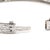 1910s Art Deco .30ctw Diamond Bangle Bracelet, 14k White Gold, Length 7 Inches For Sale In Greensboro - Image 6 of 6
