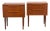 Danish Modern Teak Nightstands by A. Bjerrum & Søn, 1960s, Set of 2 For Sale