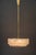 Round Textured Glass Ring and Brass Pendant Lamp by J. T. Kalmar, 1950s For Sale - Image 17 of 18