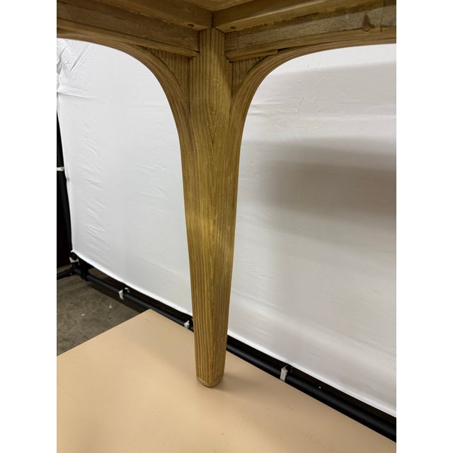 1970s A Gabriella Crespi Style Pencil Reed Console and Side Table For Sale - Image 12 of 12