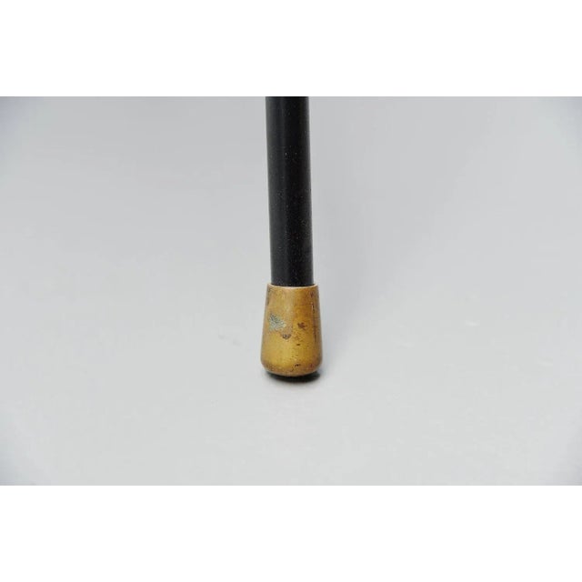 Black Cosmos Dining Chairs by Augusto Bozzi for Saporiti, Italy, 1954, Set of 6 For Sale - Image 8 of 10