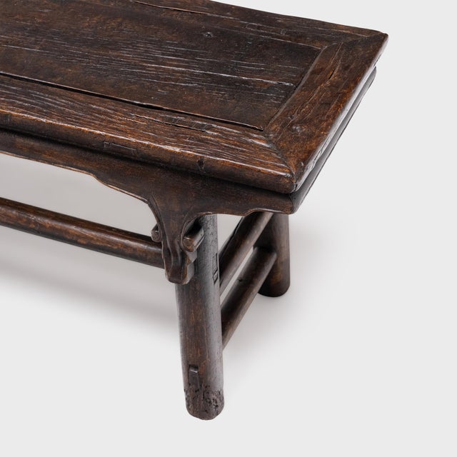 Early 19th Century Chinese Melon Flower Bench, C. 1800 For Sale - Image 5 of 5
