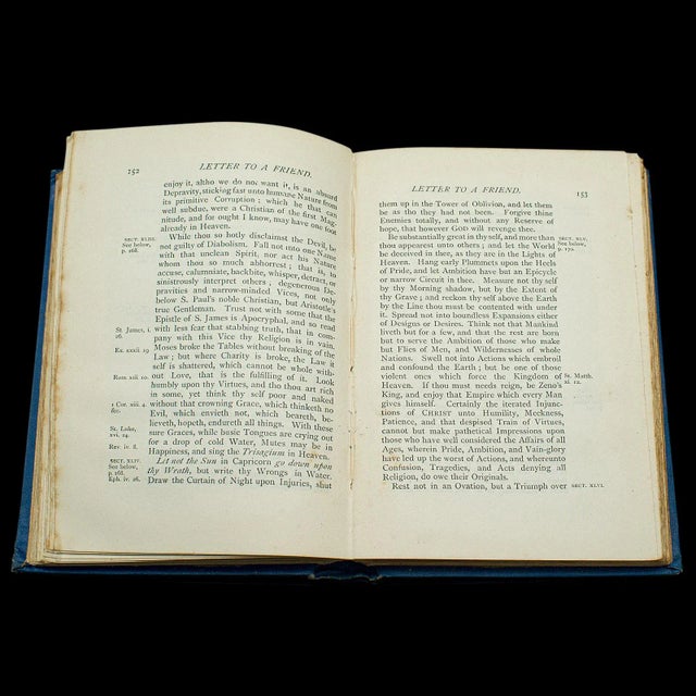 1915's English Antique Book Religio Medici For Sale - Image 11 of 12