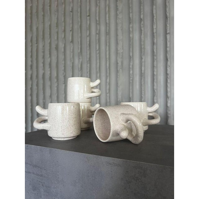 Ceramic Tea Set by Ove Pollas for Pollas Design, Denmark, 1970s, Set of 7 For Sale - Image 11 of 15