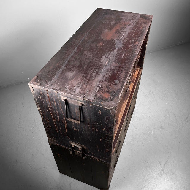 Antique Japanese Tansu Storage Cabinet, 1890s For Sale - Image 13 of 14