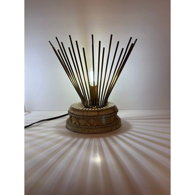 Mid-Century Modern 1970s Mid Century Modern (Mcm) Inspired Lamps Tabletop Units - A Pair For Sale - Image 3 of 4