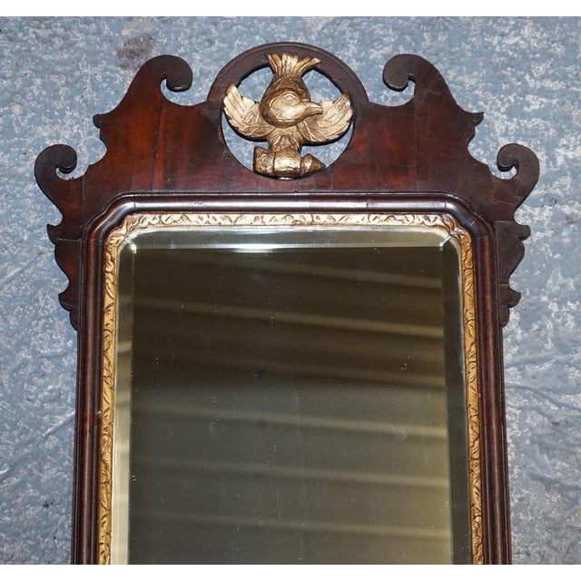 A striking antique 1760s Chippendale style wall mirror, beautifully decorative and full of Georgian character. The mirror...