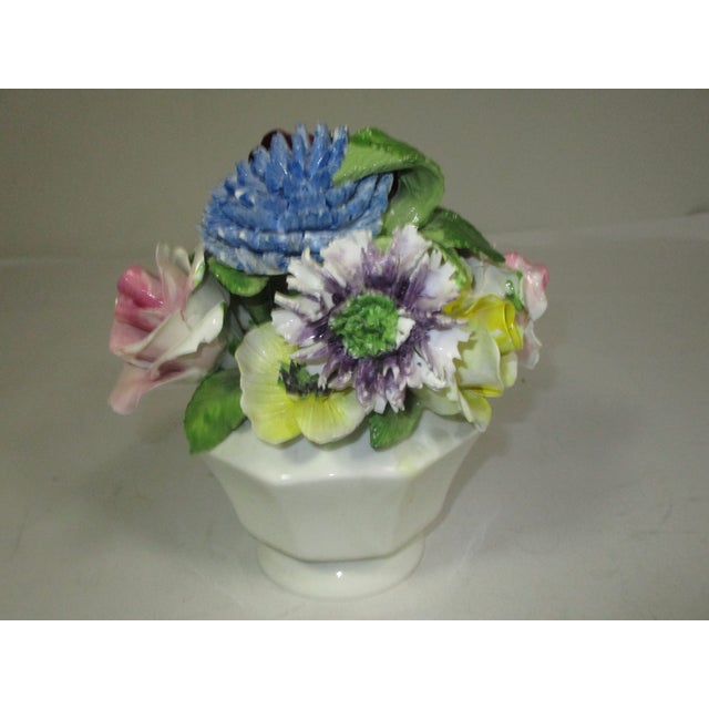 1960s 1960s Bone China Staffordshire Floral Bouquet For Sale - Image 5 of 7