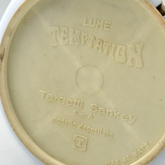 Metal Temptation Table Lamp by Targetti Sankey, 1970s For Sale - Image 7 of 11