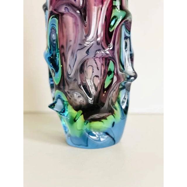 Vase by Jan Beranek for Skrdlovice, 1960s For Sale - Image 5 of 9