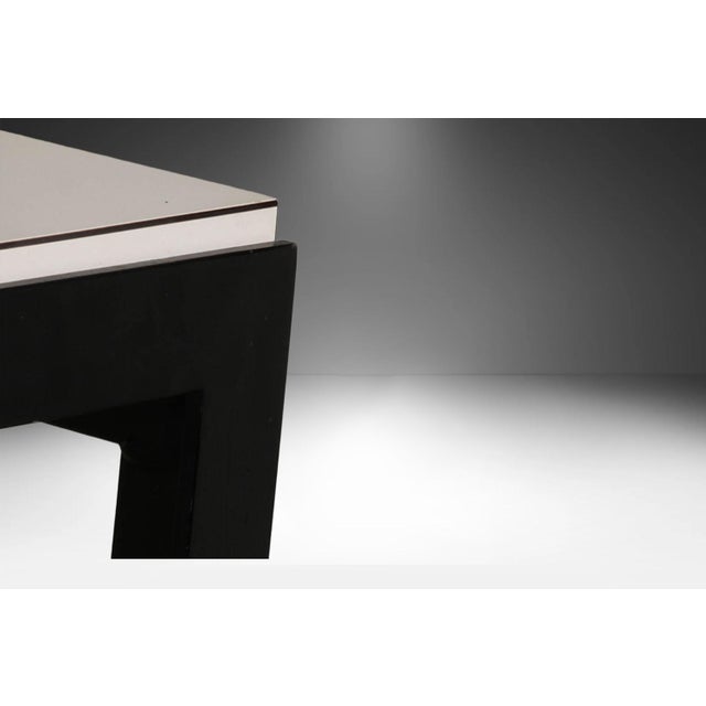 Mid-Century Modern Vintage Mid-Century Florence Knoll "T-Angle" Square Dining / Work Table For Sale - Image 3 of 13