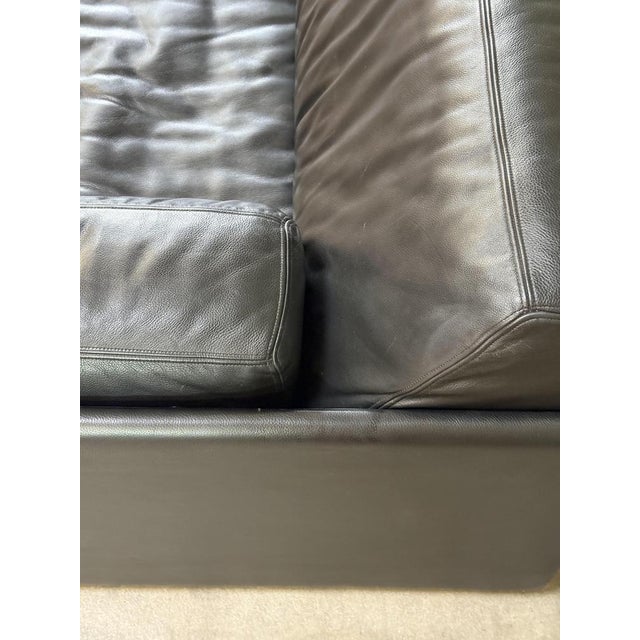 Model DS-76 Daybed and Sofa in Black Leather by de Sede, 1980s, Set of 2 For Sale - Image 11 of 12