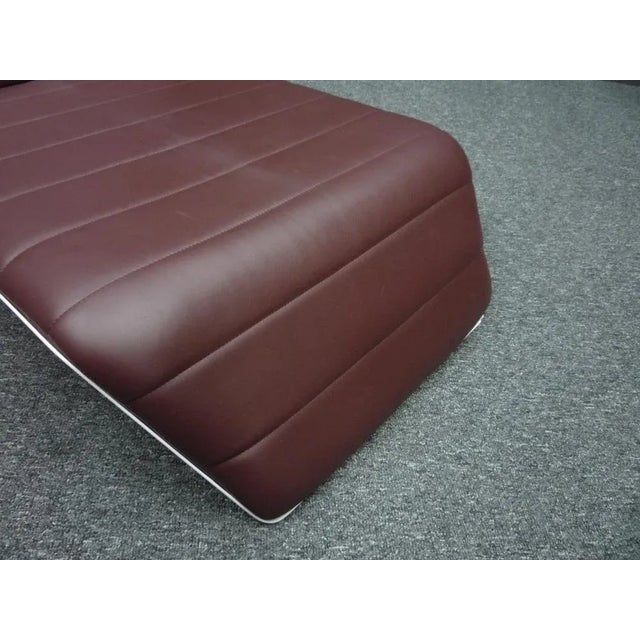 Space Age Leather & Fiberglass Lounge Chair, 1980s For Sale - Image 11 of 12