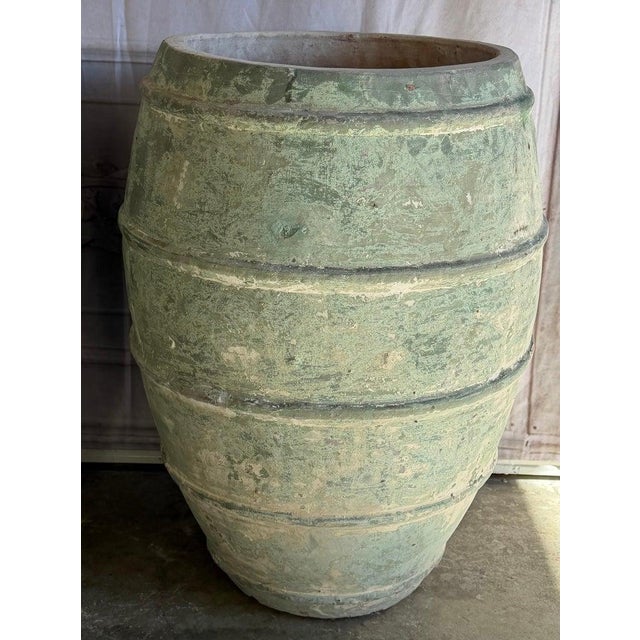 Mediterranean Barrel Olive Jars, Patinated Terracotta For Sale - Image 11 of 13