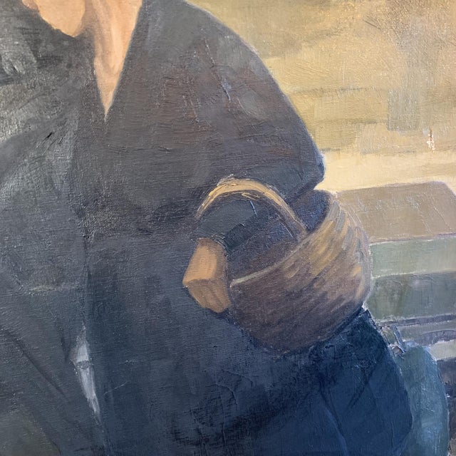 Berger, Industrial Landscape, Oil on Canvas For Sale - Image 5 of 12