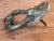 19th Century 19th Century English Bronze Lion Door Knocker With Cherub Mask For Sale - Image 5 of 6