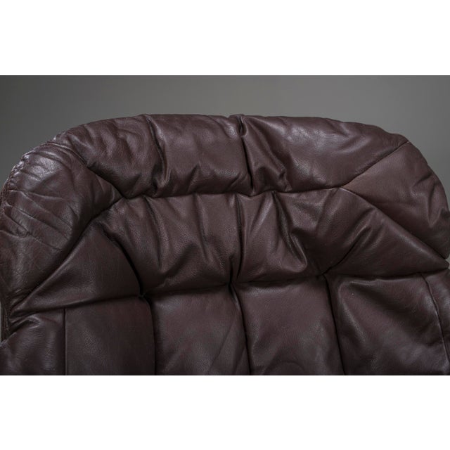 Danish Swivel Lounge Chairs in Leather by H.W. Klein for Bramin, Denmark, 1970s, Set of 2 For Sale - Image 13 of 18