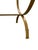 Gold Mid 20th Century Pair of Neoclassical Style Metal Indoor/Outdoor Side Tables For Sale - Image 8 of 9