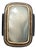 Mid 20th Century Konstantino Rectangle Mother Of Pearl Ring in Sterling Silver & 18k Gold Size 8 For Sale
